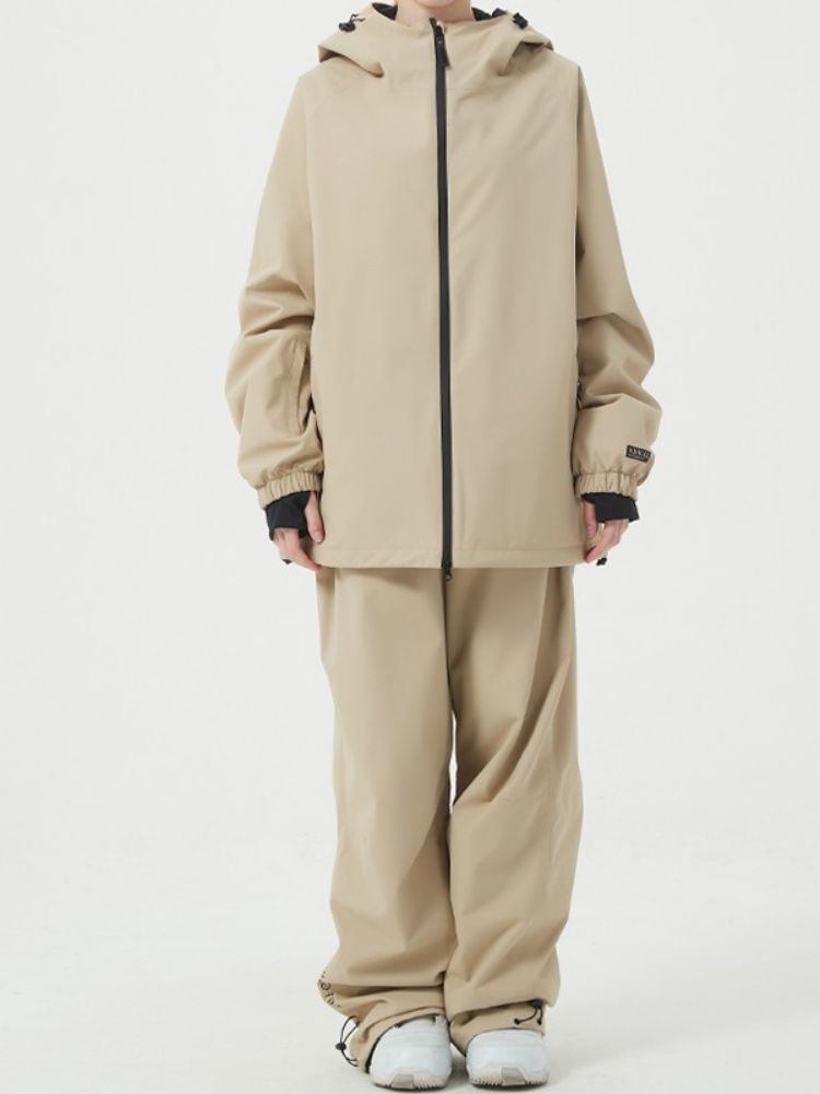 XwXwSeui Men Women Loose Thickened Snow Suits