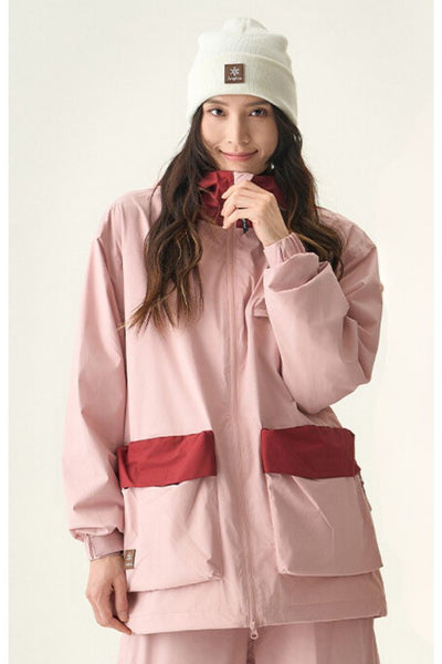 XwXwSeui Men Women Baggy Insulated Snow Jacket