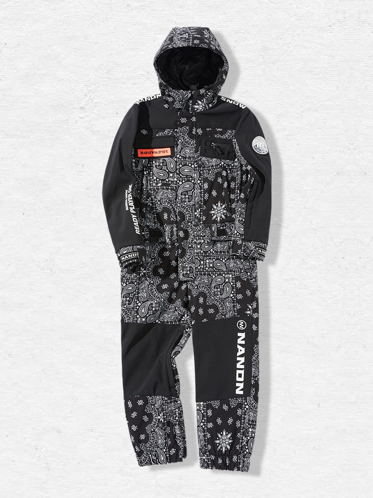 XwXwSeui Kids Hooded Insulated Ski Jumpsuit