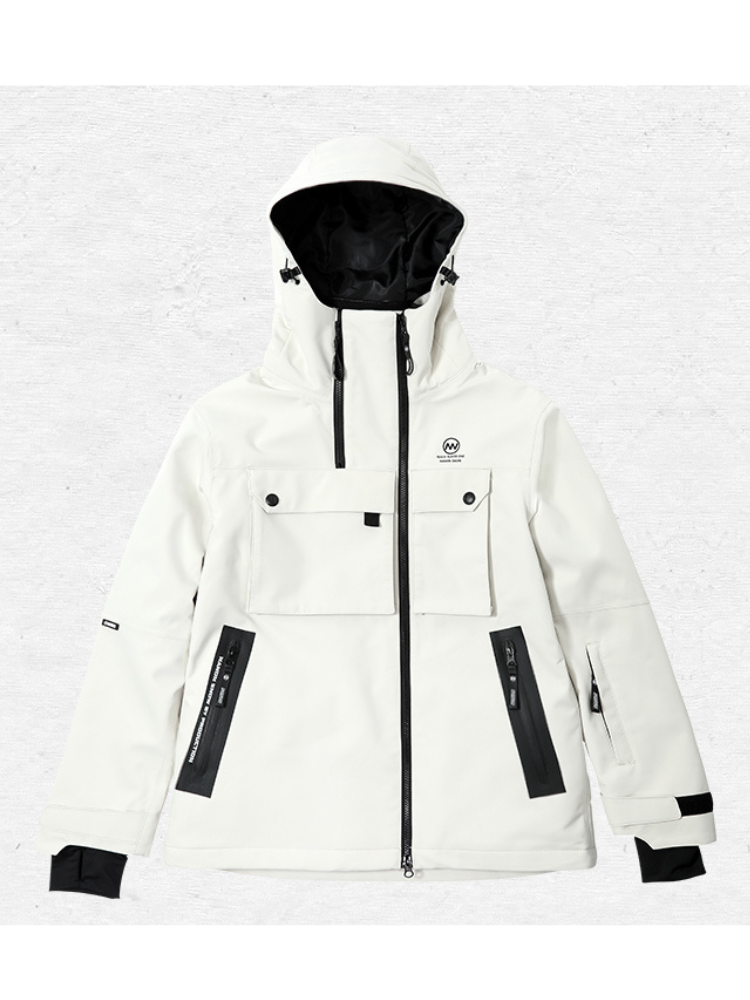 XwXwSeui Men Women  Limited Edition Hood Snow Jacket