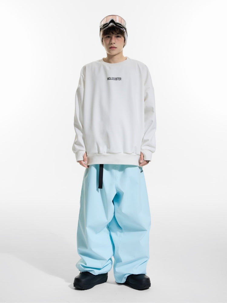 XwXwSeui Men Women Hip Hop Baggy Ski Pants