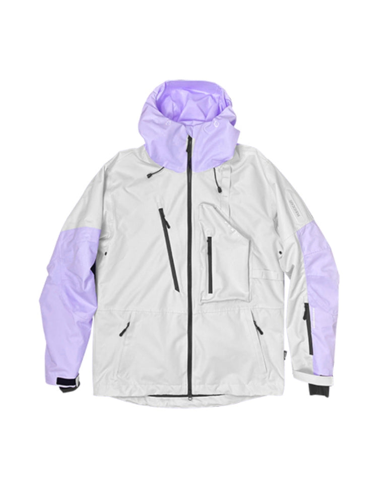 XwXwSeui Men Women Outdoor Hooded Insulated Snow Jacket