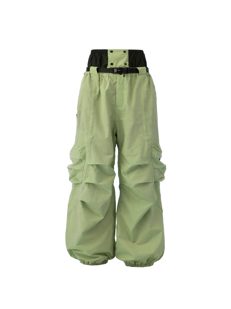 XwXwSeui Men Women Baggy Cargo Ski Pants