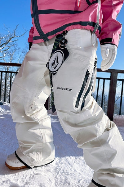 XwXwSeui Men Women Hip Hop Baggy Ski Pants