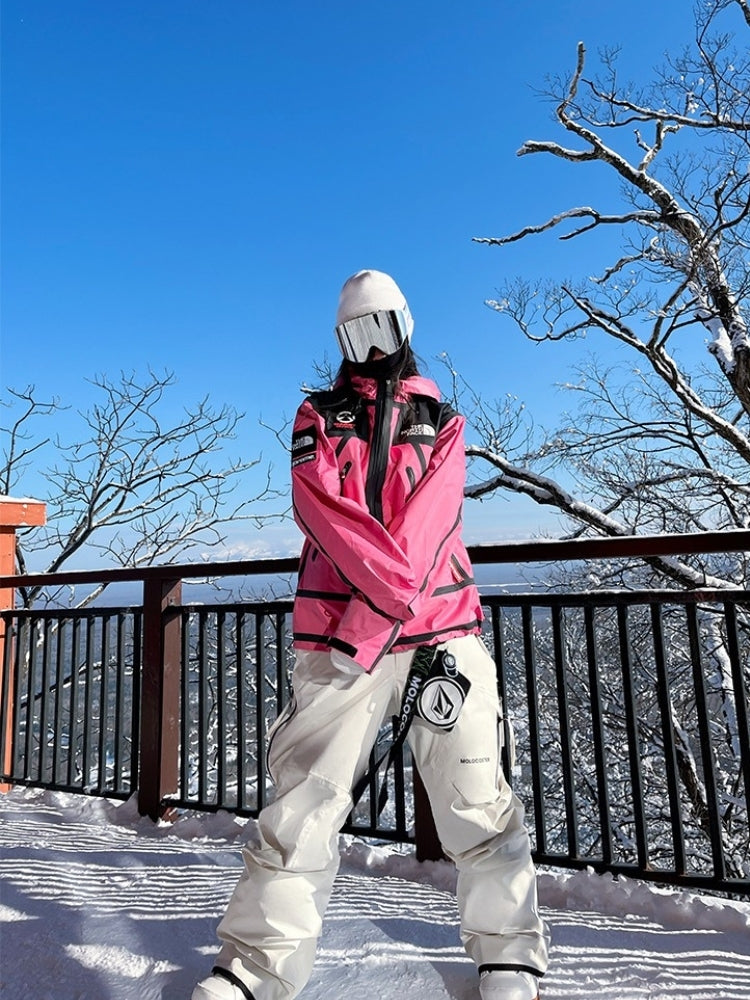 XwXwSeui Men Women Hip Hop Baggy Ski Pants