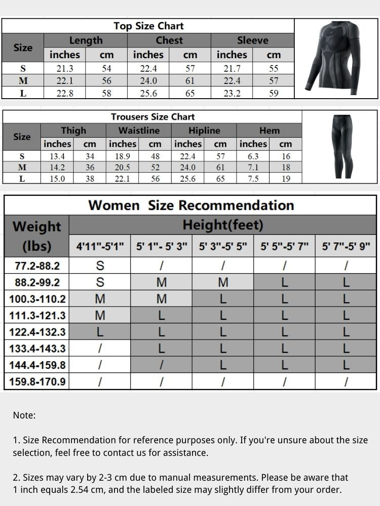 XwXwSeui Seamless Leggings Ski Base Layers