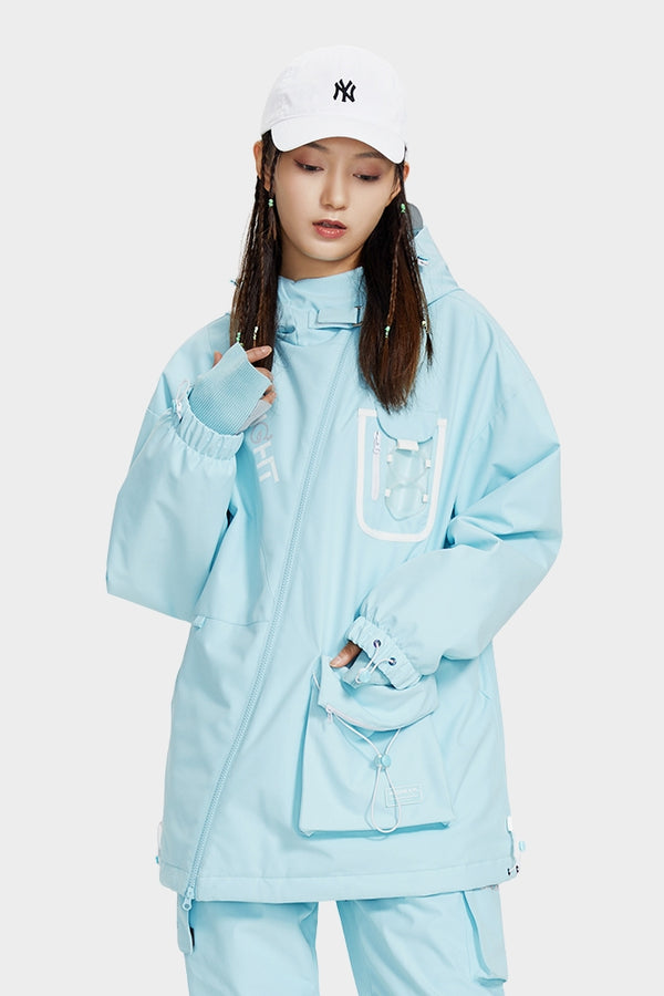 XwXwSeui Men Women Waterproof Insulated Snow Jacket