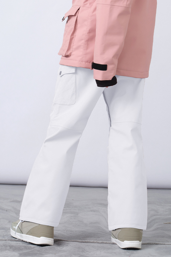 XwXwSeui Men Women Insulated Quilted Ski Pants