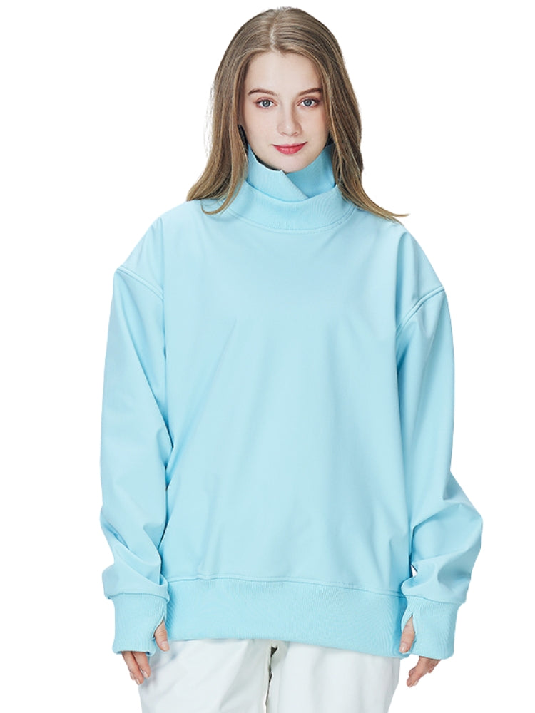 XwXwSeui Men Women Turtleneck Outdoor Ski Sweatshirt