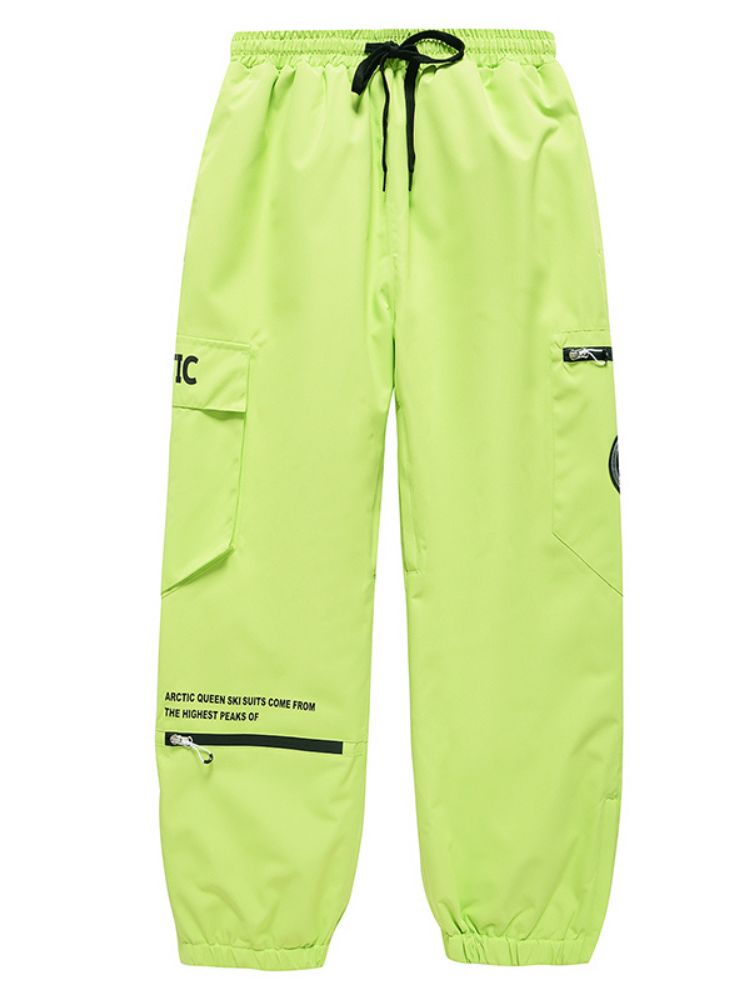 XwXwSeui Men Women Shell Oversize Ski Pants