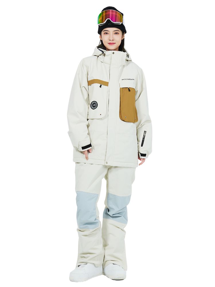 XwXwSeui Men Women Outdoor Windproof Snow Suits