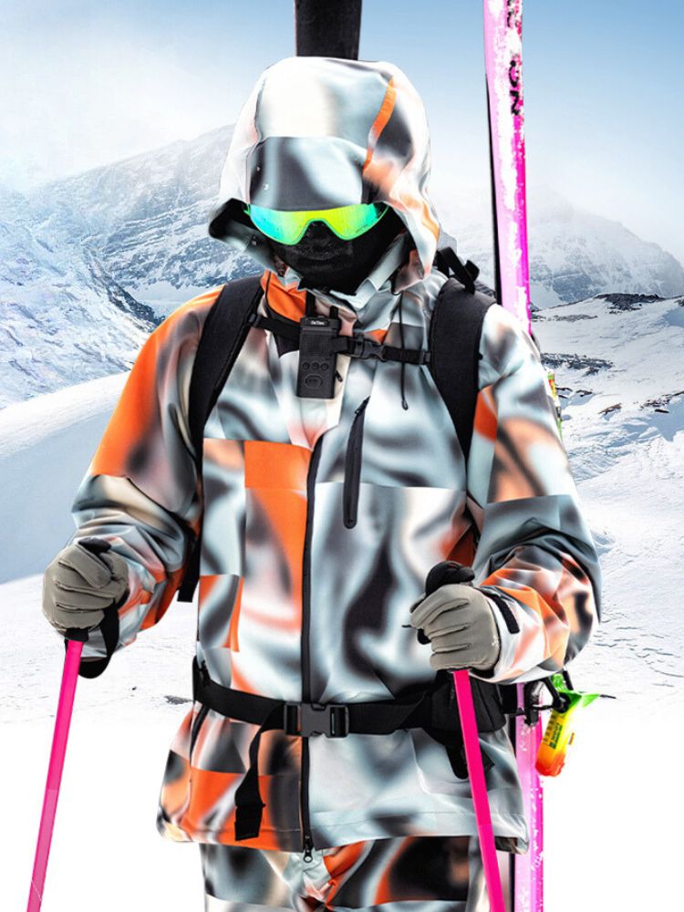 XwXwSeui Men Women Colorful Thermal Snow Suits