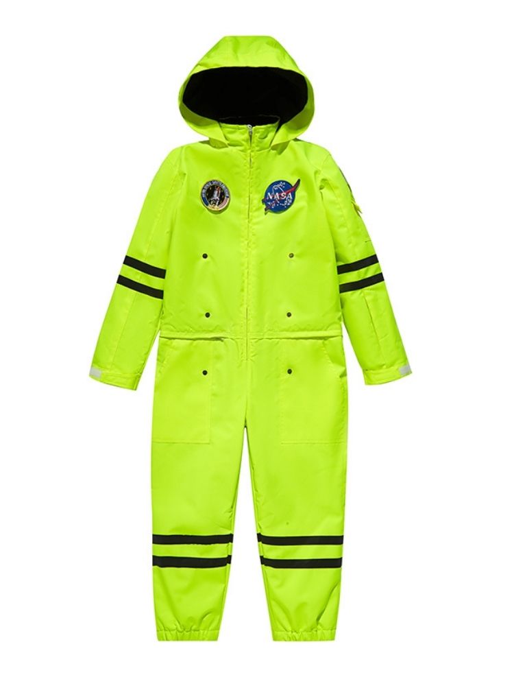 XwXwSeui Kids Insulated NASA Space Ski Jumpsuit