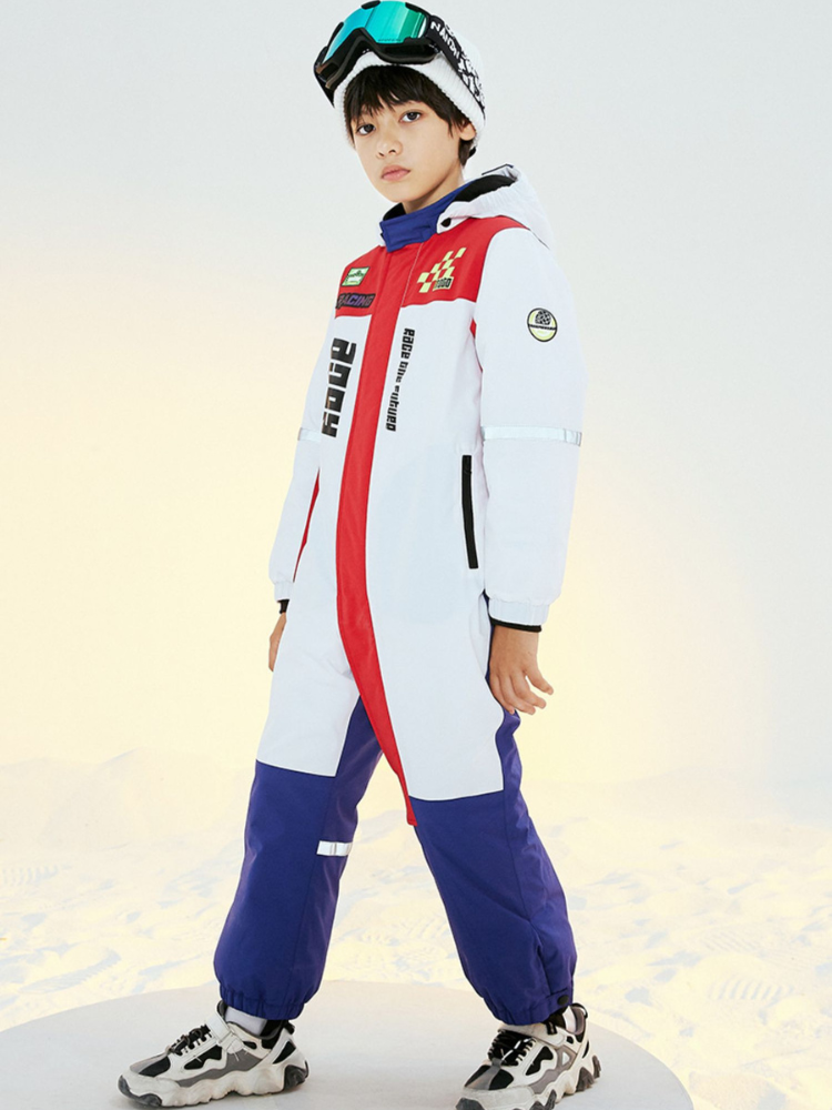 XwXwSeui Kids Insulated Hood Ski Jumpsuits