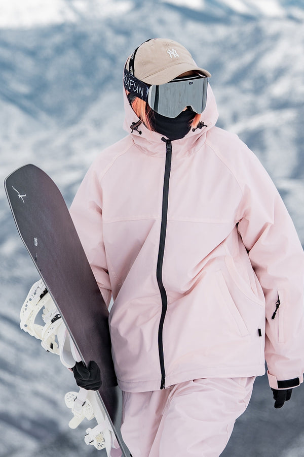 XwXwSeui Mens and Womens Insulated Baggy Outdoor Hooded Waterproof Ski Jackets