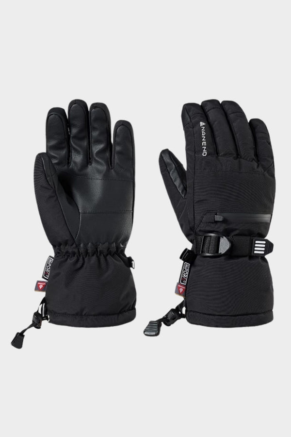 XwXwSeui Mens and Womens Warm Patchwork Waterproof Thickening Snow Gloves