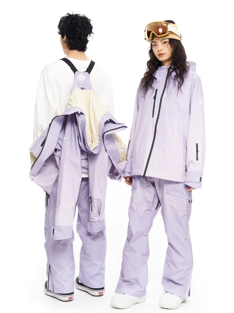 XwXwSeui Men Women Loose Insulated Snow Suits