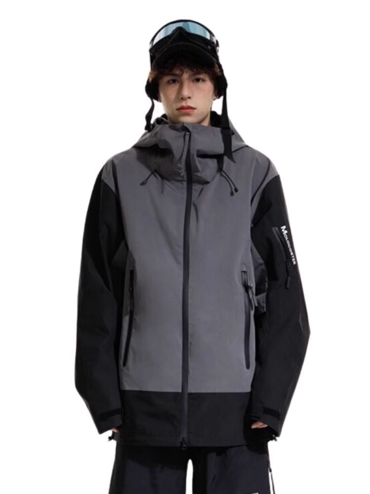 XwXwSeui Men Women 3L Functional Style Snow Jacket