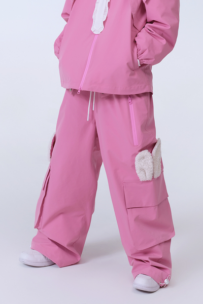 XwXwSeui Men Women Loose Style Trendy Warm Waterproof Ski Pants