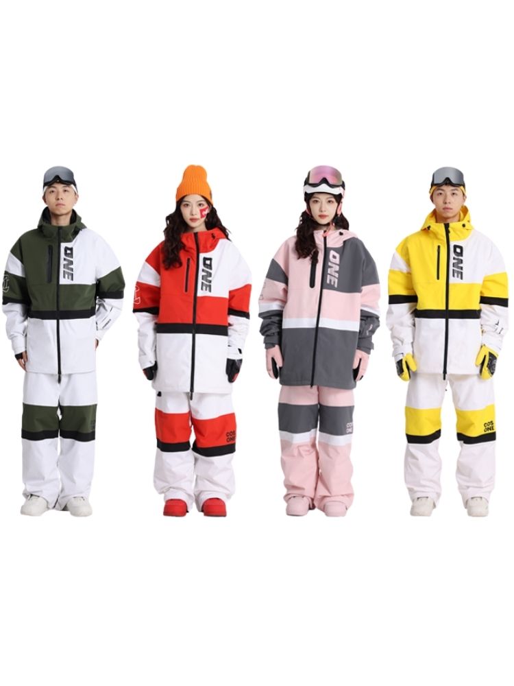 XwXwSeui Men Women Baggy Style Outdoor Snow Suits