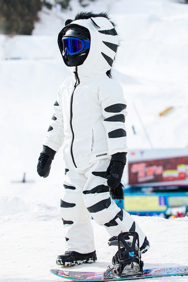XwXwSeui Kids Animal Style Hooded Ski Jumpsuit