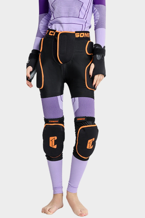 XwXwSeui Men Women Protective Shorts & Knee Pads & Back Protector