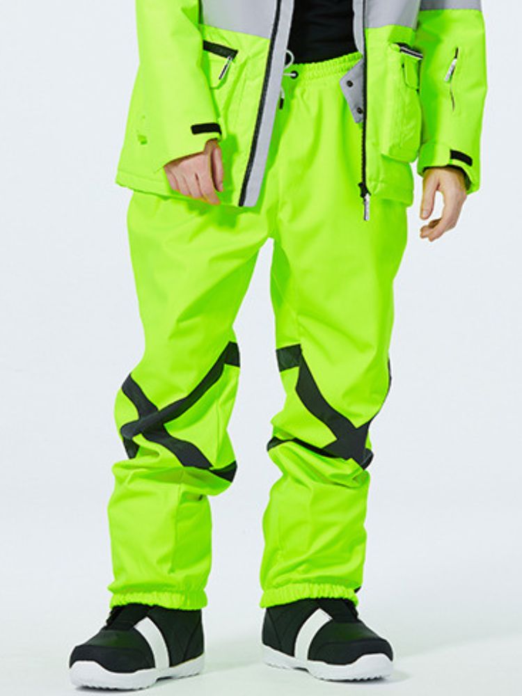 XwXwSeui Men Women Reflective Loose Ski Pants