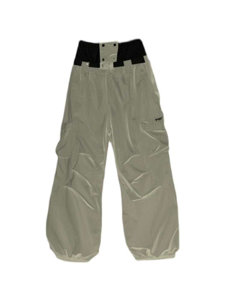 XwXwSeui Men Women Baggy Cargo Ski Pants