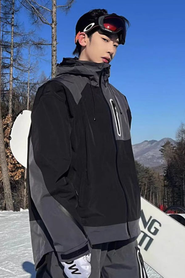 XwXwSeui Men Women 3L Classic Shell Snow Jacket