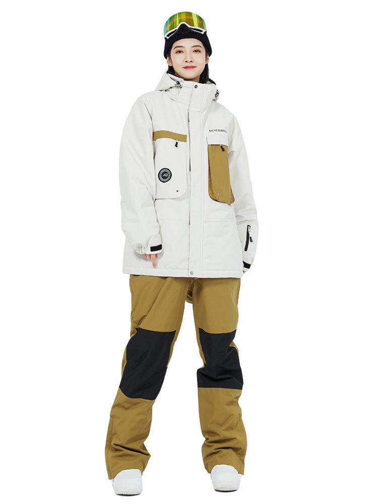 XwXwSeui Men Women Outdoor Windproof Snow Suits