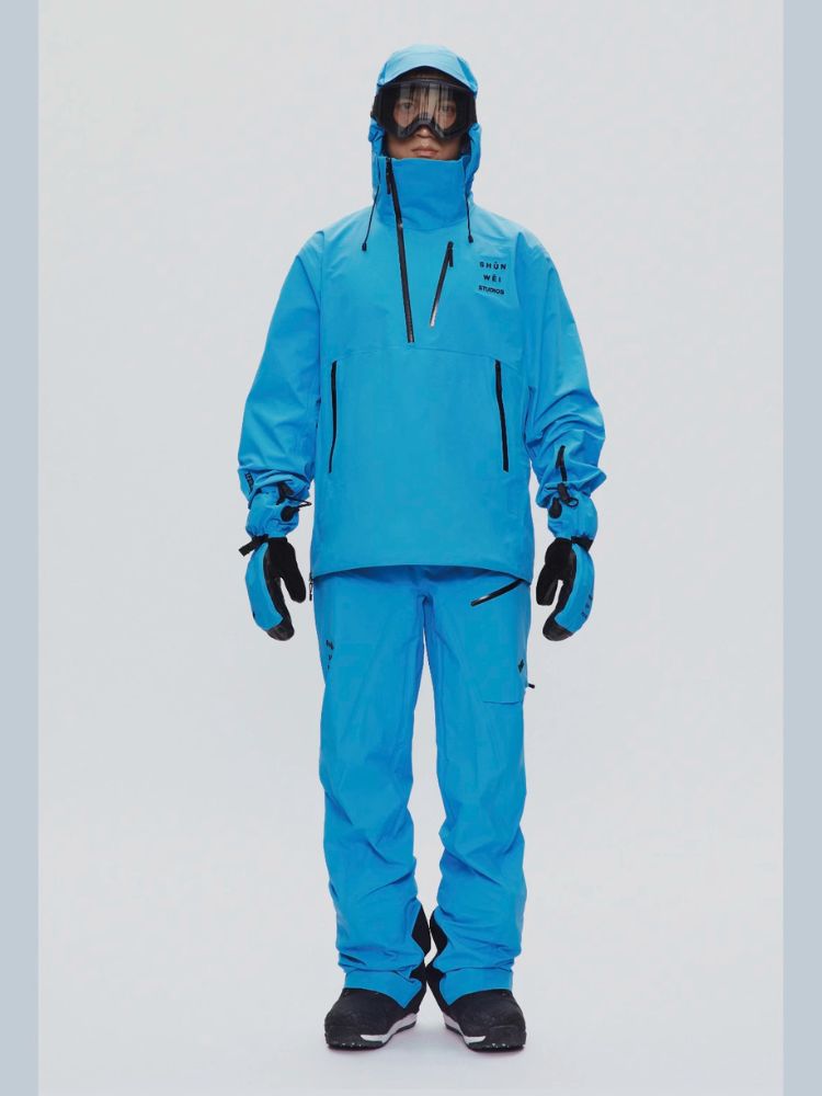 XwXwSeui Men Women 3L Waterproof Shell Snow Suits