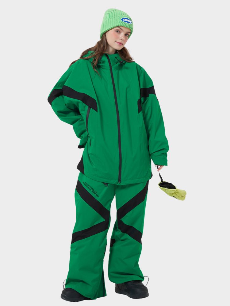 XwXwSeui Men Women Outdoor Insulated Snow Suits