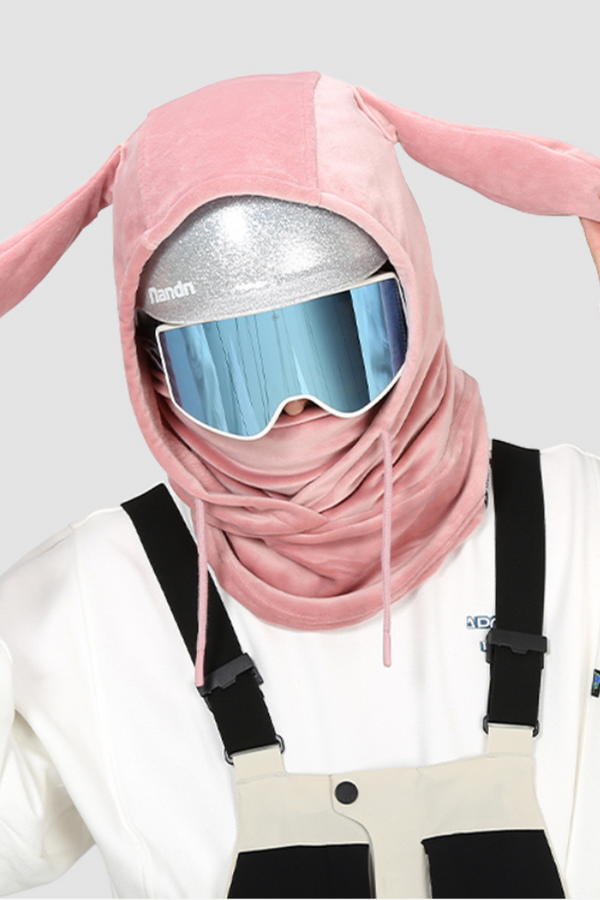 XwXwSeui Men Women Insulated Animal Snow Helmet Hood