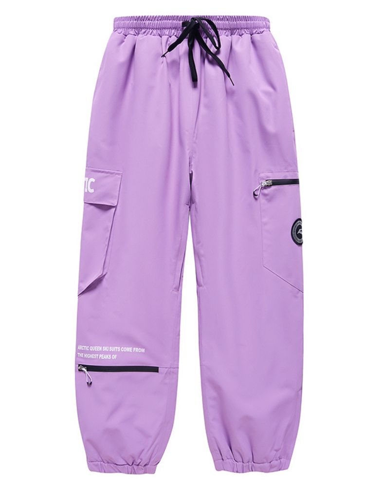 XwXwSeui Men Women Shell Oversize Ski Pants