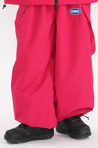 XwXwSeui Men Women Windproof Baggy Snow Bibs