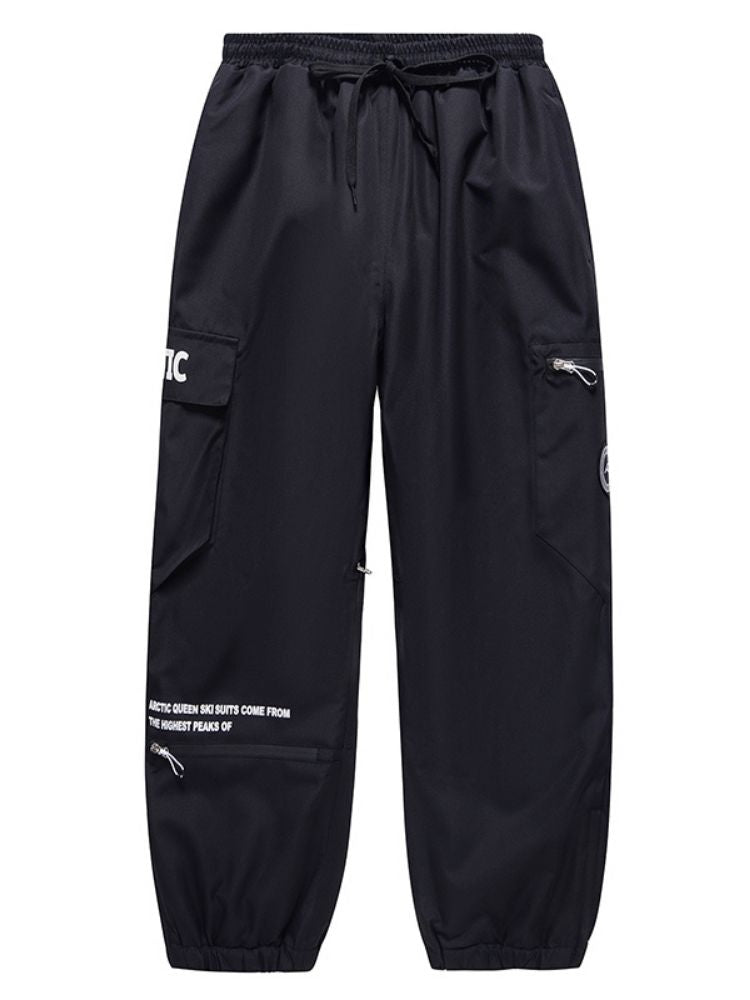 XwXwSeui Men Women Shell Oversize Ski Pants