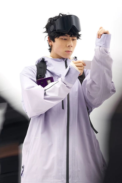 XwXwSeui Men Women Insulated Hooded Snow Jacket