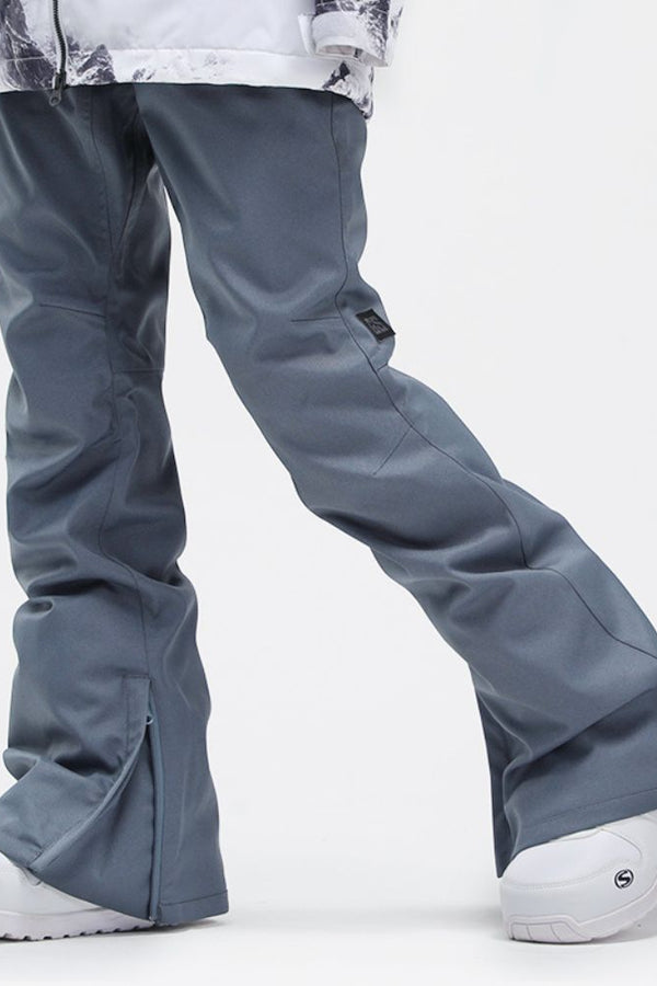 XwXwSeui Women Fleeced Slim Waterproof Chic Snowboarding Pants