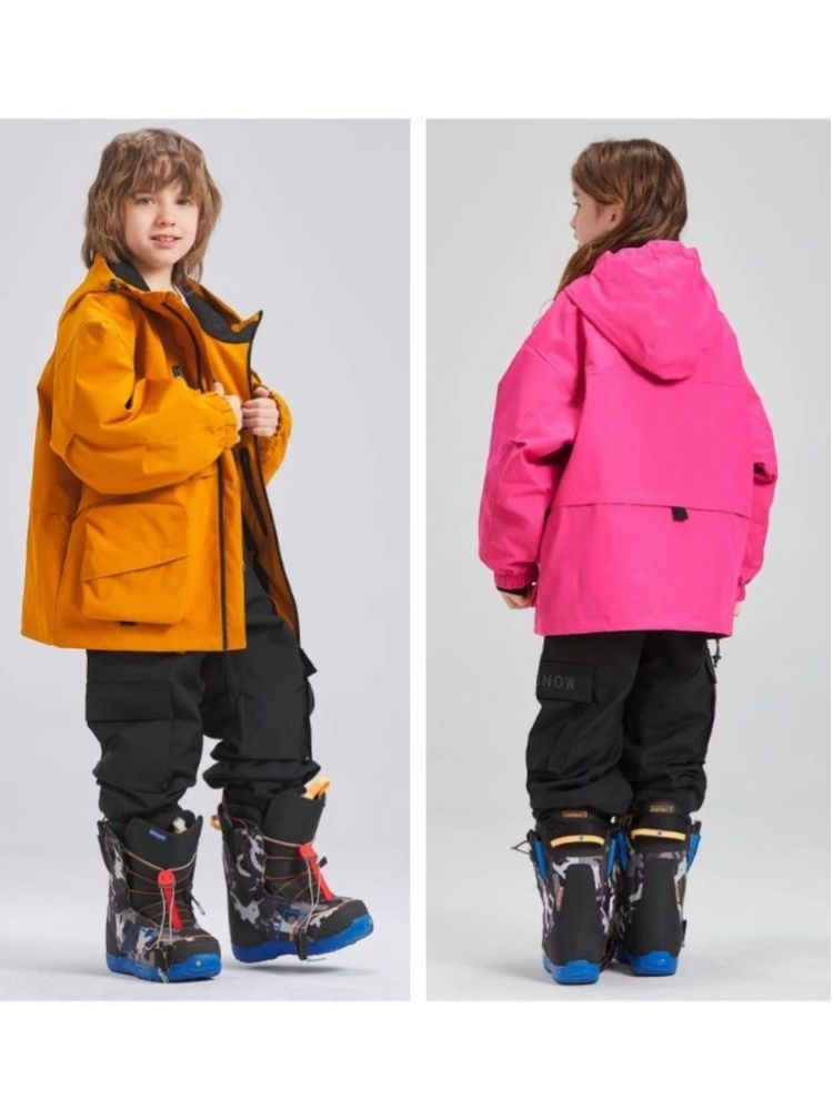 XwXwSeui Kids Loose Insulated Ski Pants