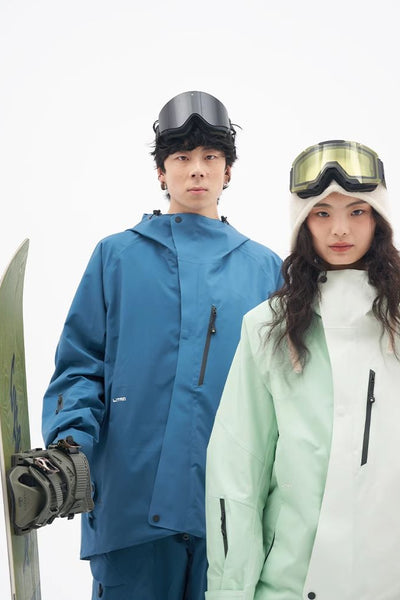 XwXwSeui Men Women Shell Hooded Snow Jacket