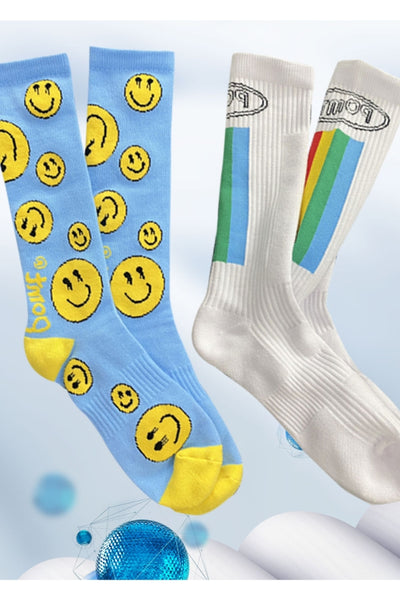 XwXwSeui Men Women Insulated Cartoon Ski Socks