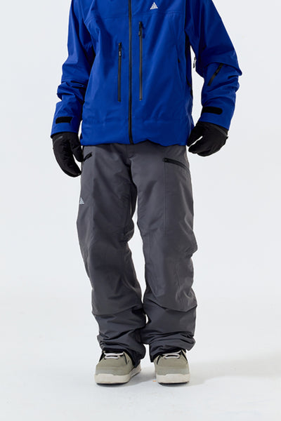 XwXwSeui Men Women Insulated Solid Chic Baggy Breathable Waterproof Snow Pants