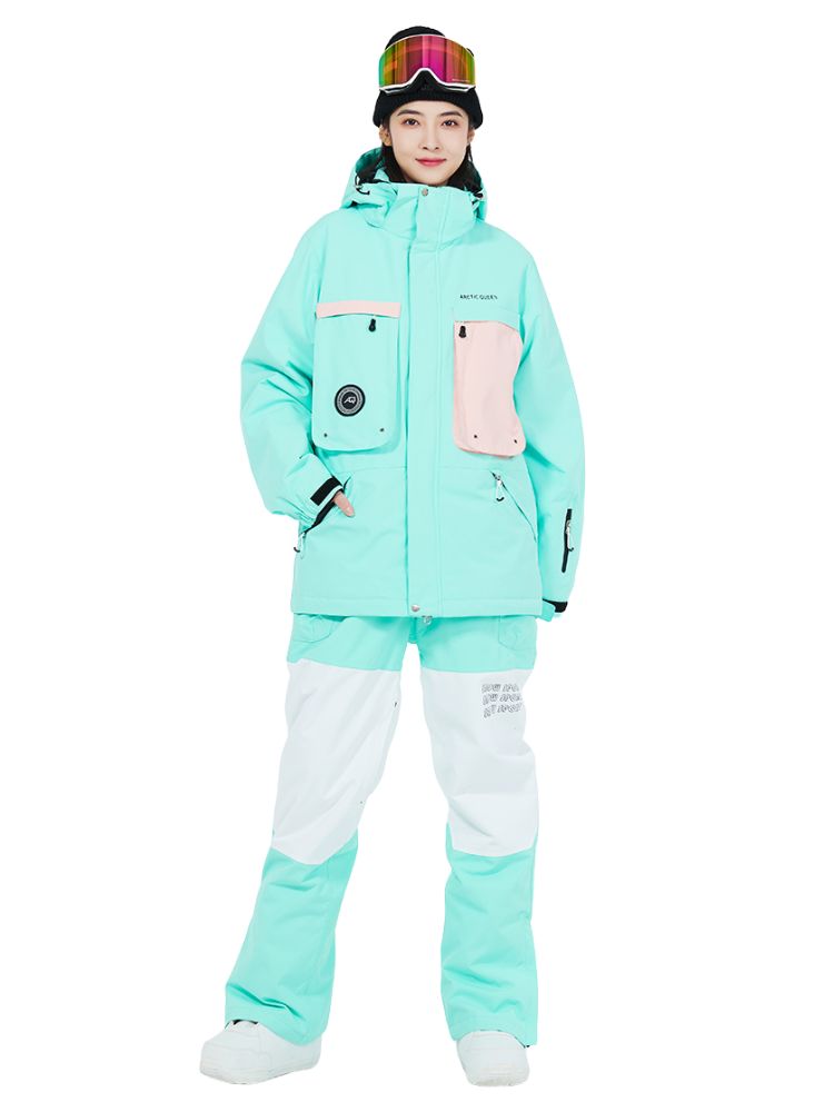 XwXwSeui Men Women Outdoor Windproof Snow Suits