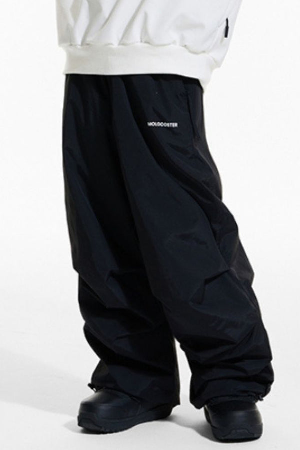 XwXwSeui Men Women 3L Fleeced Baggy Ski Pants