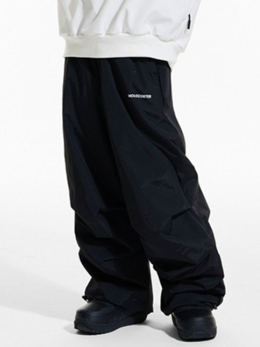 XwXwSeui Men Women 3L Fleeced Baggy Ski Pants