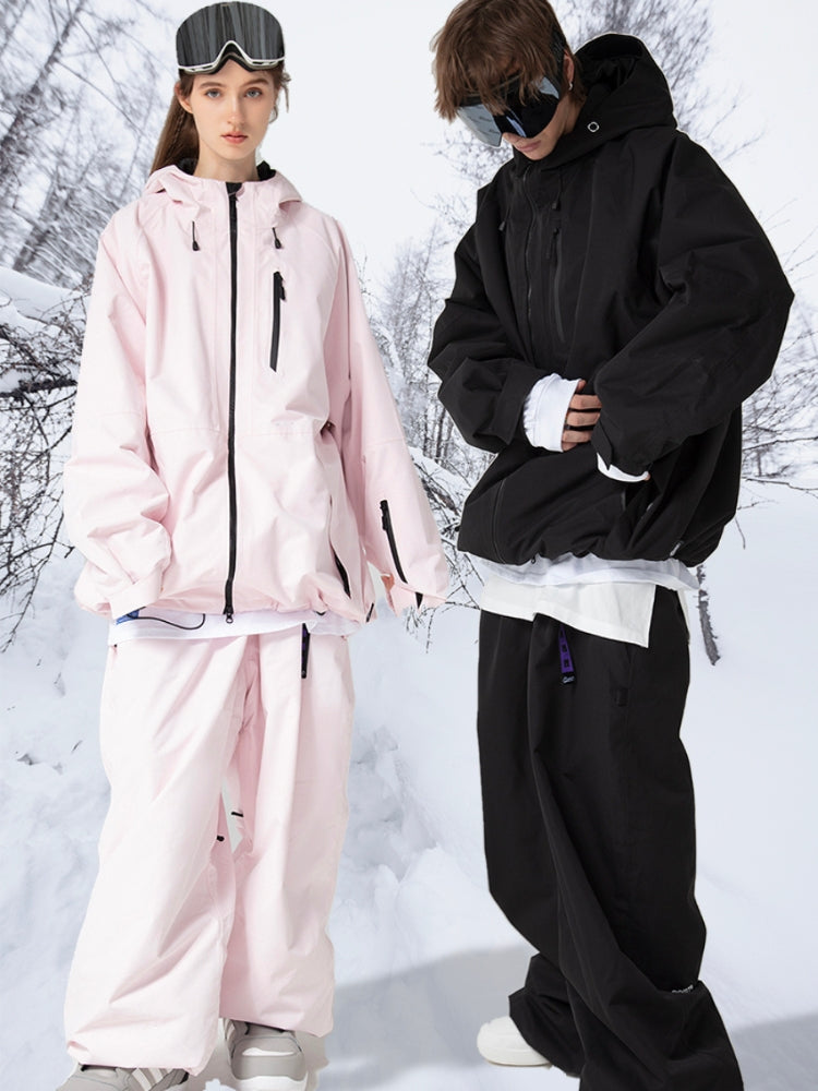 XwXwSeui Men Women Baggy Style Ski Pants