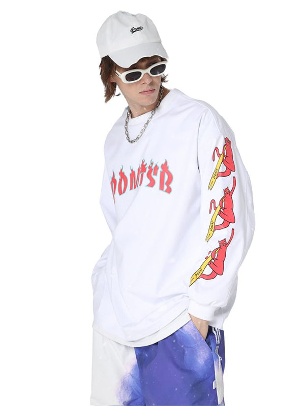 XwXwSeui Men Women 3L Street Style Baggy Ski Sweatshirt