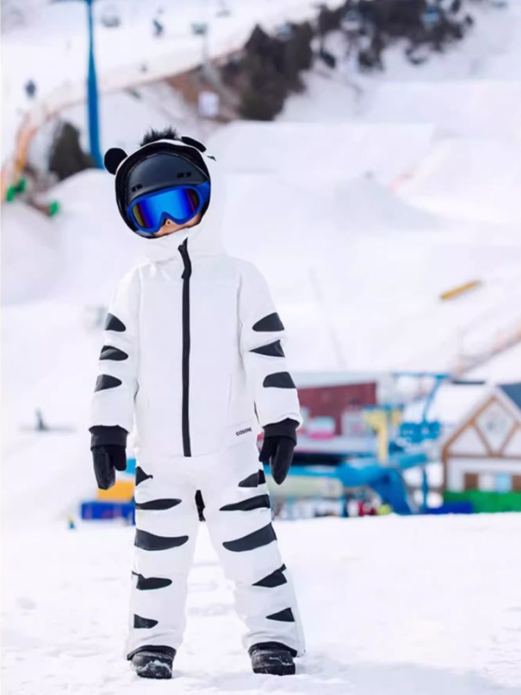 XwXwSeui Kids Animal Style Hooded Ski Jumpsuit