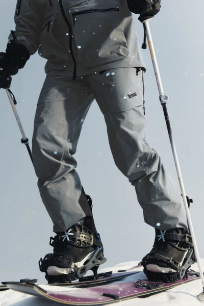 XwXwSeui Men Women 3L Waterproof Shell Ski Pants