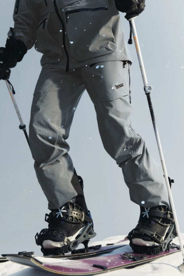 XwXwSeui Men Women 3L Waterproof Shell Ski Pants